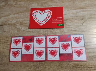 10 Pcs Love National Stamps
