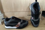Puma Chunky Trainers UK 5 EU 38 Black Grey Pink Lace Up Sneakers Women