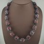Antique Venetian Style Thousand Eye Glass Big Beads Necklace Image 5