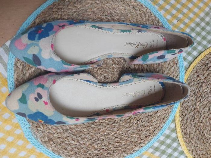 Cath Kidston flat flower pattern shoes