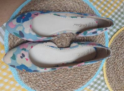 Cath Kidston flat flower pattern shoes