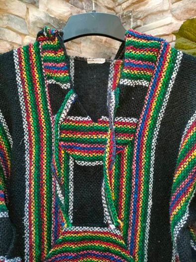 Mexican Baja Hoodie  Size Small to Medium