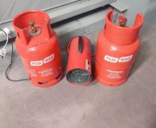 15kW Industrial Propane Gas Space Heater + 2 Gas Cylinders