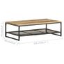 Coffee Table 110x60x35 cm Solid Reclaimed Wood Image 6