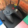 N64 with 2x Controllers along with Mario Kart/1080 Snowboarding Image 2