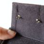 Square crystal stud earrings Image 7