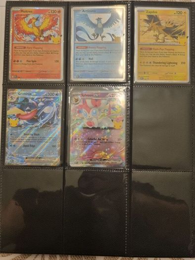 Pokemon 30th Anniversary Binder and Cards