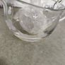 Vintage IRISH Glass Gravy or Sauce Boat with Ladle, Etched Celtic Harp and Flowers, 4" H, Elegant Holiday Table Serveware, Clear Glass Ladle Image 10