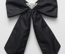 PRADA bow hairclip