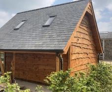 Log cabins/ car port