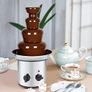 Chocolate Fountain 4 Tier Chocolate Fountain Machine Chocolate Fountain Fondue Set Electric Electric Chocolate Melting Machine Fondue Maker Fountain UK Plug 220V Image 7