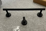 Hand towel holder Black