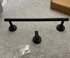 Hand towel holder Black