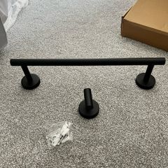 Hand towel holder Black