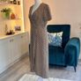 Brand New Emery Rose Wrap Front Geometric Midi Dress - Size M / UK 10 / EU 38 Image 9