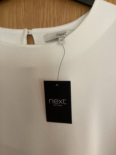 NEXT Ivory 3/4 Flute Sleeve Top