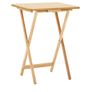 Housewares Snack Table, 65 x 49 x 39 cm Rubberwood Image 2