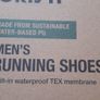 Lidl Crivit Men's Running Shoes Cross Country Trainers 10 UK 44 EU Yellow Blue High Vis Image 2