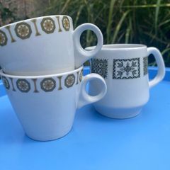 cups and milk jug