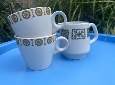 cups and milk jug
