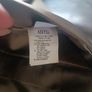 Designer Moschino chocolate brown metallic leather look pencil knee skirt 10 S Image 4