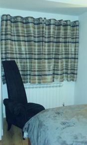 Beautiful  !NEW!  luxury eyelet curtains plus FREE tiebacks!