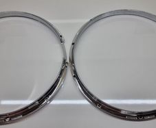 Ludwig Twin Channel Die Cast Hoops Vintage heavy Snare Drum 10 Lug