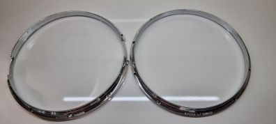 Ludwig Twin Channel Die Cast Hoops Vintage heavy Snare Drum 10 Lug