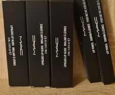 Mac Lipglass And Lip Liner 10e each