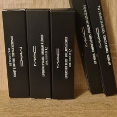 Mac Lipglass And Lip Liner 10e each