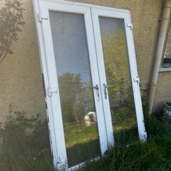 PVC double doors