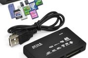 Memory Card Reader All in One USB Adapter SD SDHC Micro M2 MMC XD CF MS