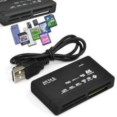 Memory Card Reader All in One USB Adapter SD SDHC Micro M2 MMC XD CF MS