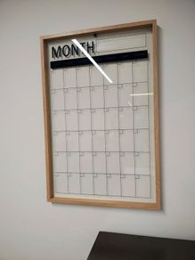 Glass wall planner