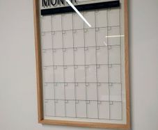 Glass wall planner