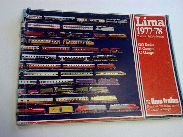 Lima catalogue 1977-78 Trains in British design OO Scale N Gauge O Guage