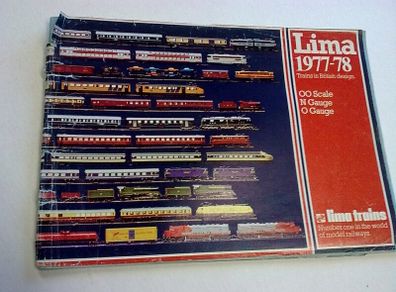 Lima catalogue 1977-78 Trains in British design OO Scale N Gauge O Guage