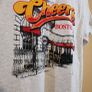 Cheers Boston Bar Official T Shirt Tee Top Promo TV Show Size Medium Ash Grey Image 6