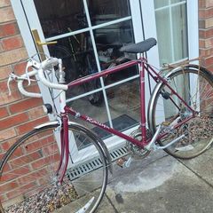 classic vintage raleigh road racing bike