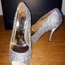Benjamin Adams Silver leather shoes. Image 3