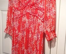 Summer Dress size 16  shein xl elasticated waist at back