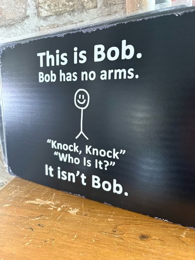New 30cm x 20cm metal sign