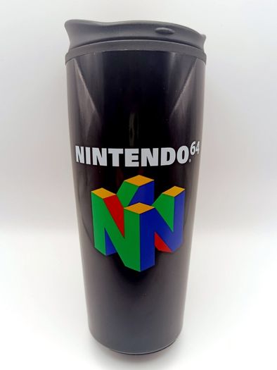 Metal Travel Mug 2019 Nintendo 64 17oz 483ml MTM25365 Retro Geek Gift New