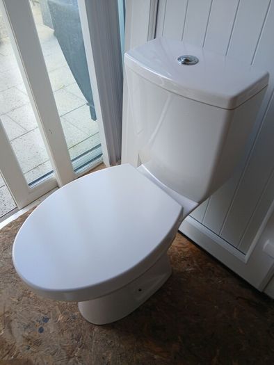 toilet and cistern