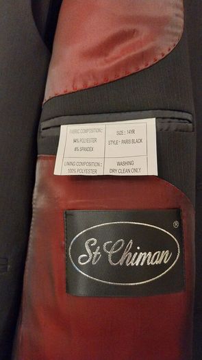 14yrs boy 3 piece suit like new