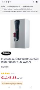 instanta water boiler