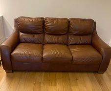 Italian Leather 3 seater Sofa