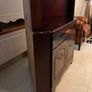 TV corner unit with glass display cabinet Image 3