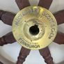 Antique MacTaggart Scott Edinburgh Ships Wheel Image 4
