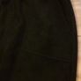 Bershka black suede skirt size UK small Image 3